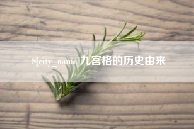 东平九宫格的历史由来