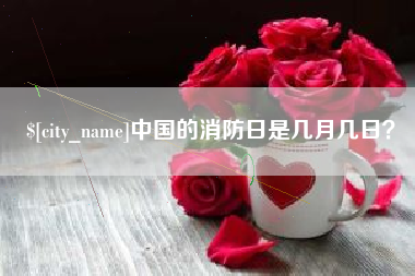 东平中国的消防日是几月几日？