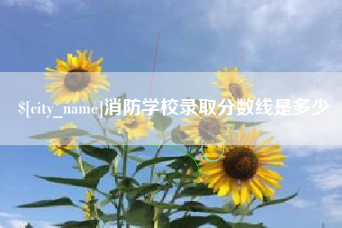东平消防学校录取分数线是多少