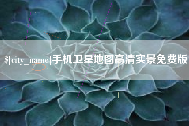 东平手机卫星地图高清实景免费版