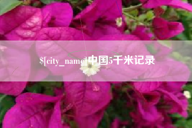 东平中国5千米记录