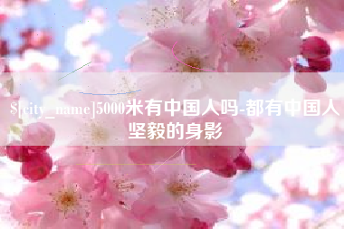 东平5000米有中国人吗-都有中国人坚毅的身影