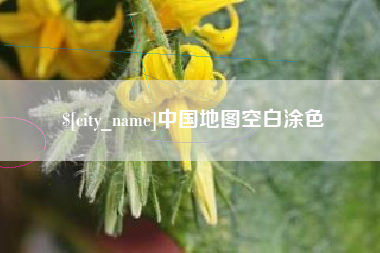 东平中国地图空白涂色