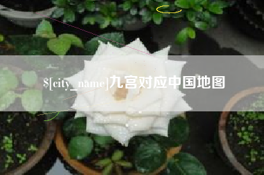 东平九宫对应中国地图