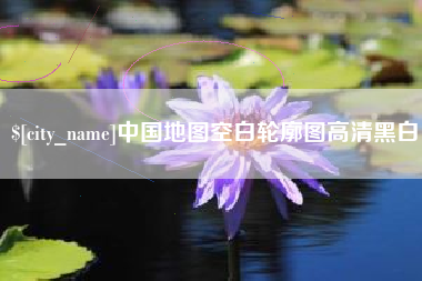 东平中国地图空白轮廓图高清黑白