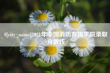 东平2021年中国消防救援学院录取分数线