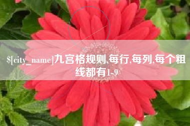 东平九宫格规则,每行,每列,每个粗线都有1-9