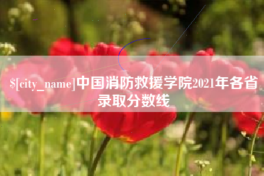 东平中国消防救援学院2021年各省录取分数线