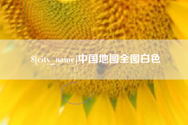 东平中国地图全图白色