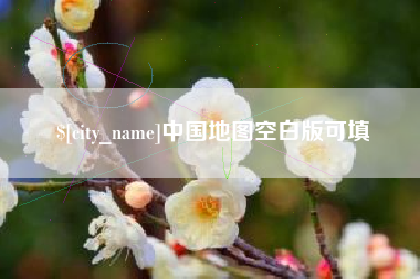 东平中国地图空白版可填