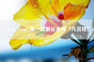 东平第一波奥运金牌“九宫格”