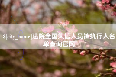 东平法院全国失信人员被执行人名单查询官网
