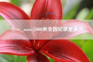 东平5000米全国纪录是多少