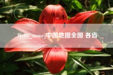东平中国地图全图 各省