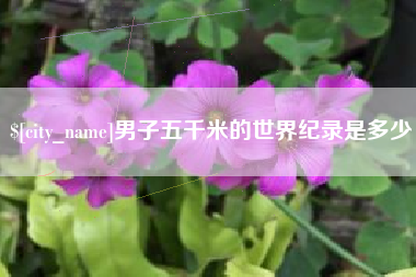 东平男子五千米的世界纪录是多少