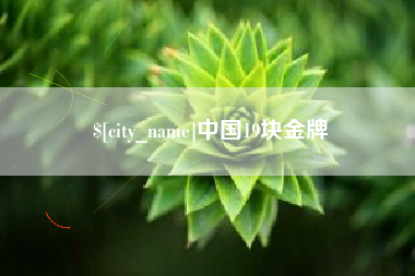 东平中国19块金牌
