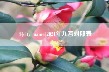 东平2021年九宫对照表