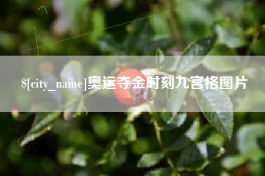 东平奥运夺金时刻九宫格图片